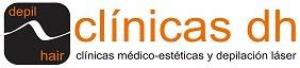 Logotipo de la clínica CLINICAS DH - clínicas médico-estéticas y depilación láser -