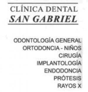 Logotipo de la clínica CLINICA DENTAL SAN GABRIEL