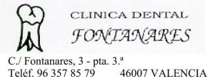 Logotipo de la clínica CLINICA DENTAL FONTANARES