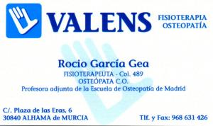 Logotipo de la clínica CLINICA VALENS (ROCIO GARCIA GEA)