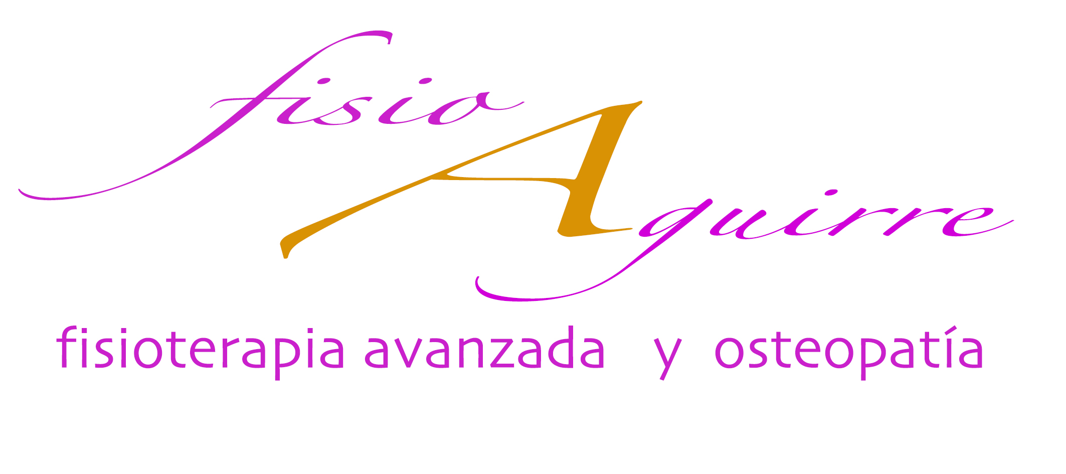 Logotipo de la clínica FISIOAGUIRRE 