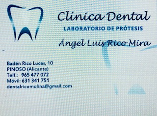 Logotipo de la clínica ***CLÍNICA DENTAL ÁNGEL LUIS RICO MIRA
